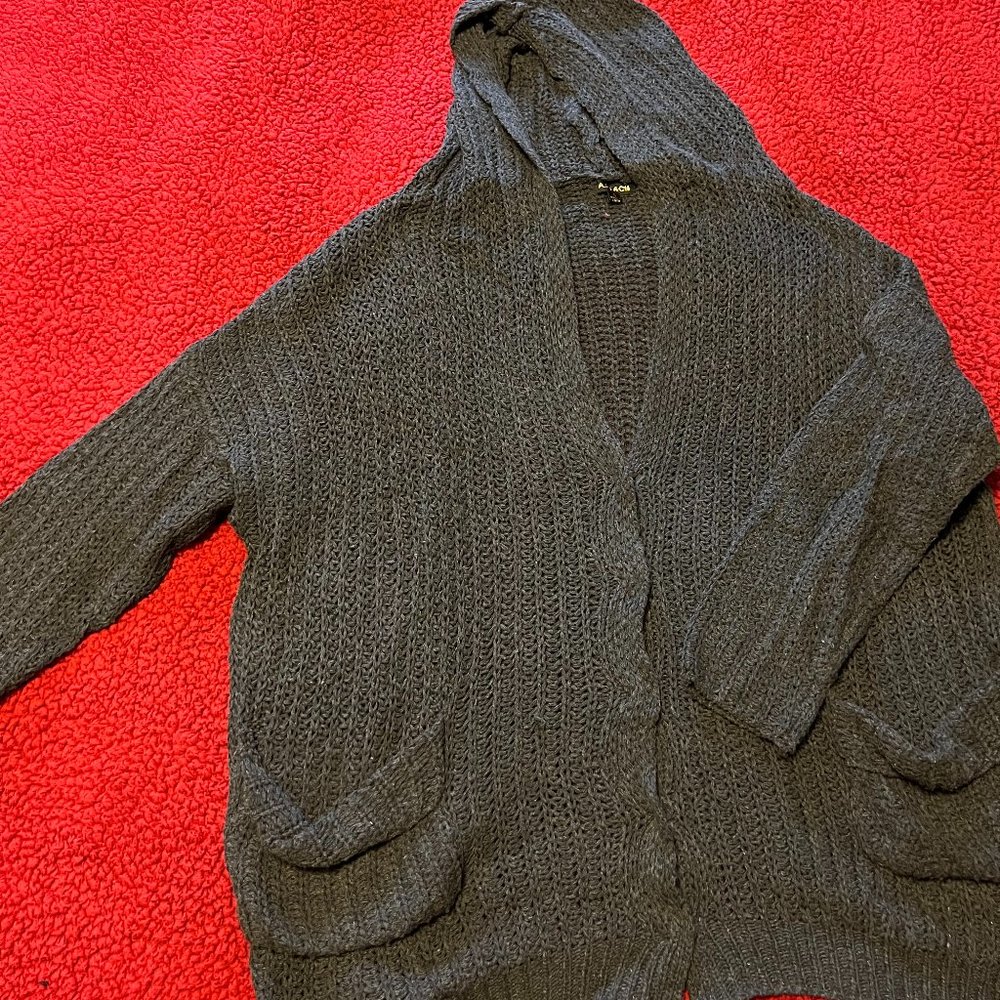 Oversized dark grey cardigan | Sz Small
